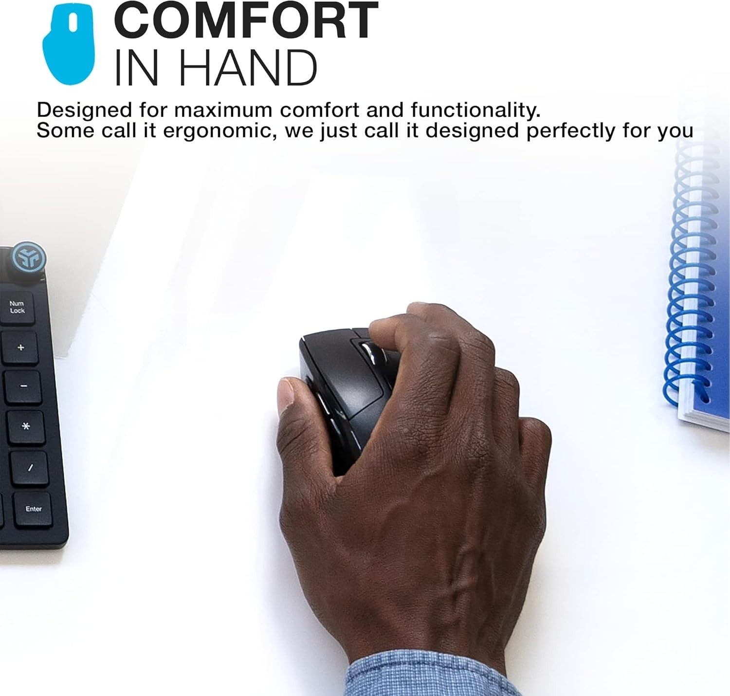 Bluetooth Wireless Mouse Rechargeable Silent Tri-Mode USB