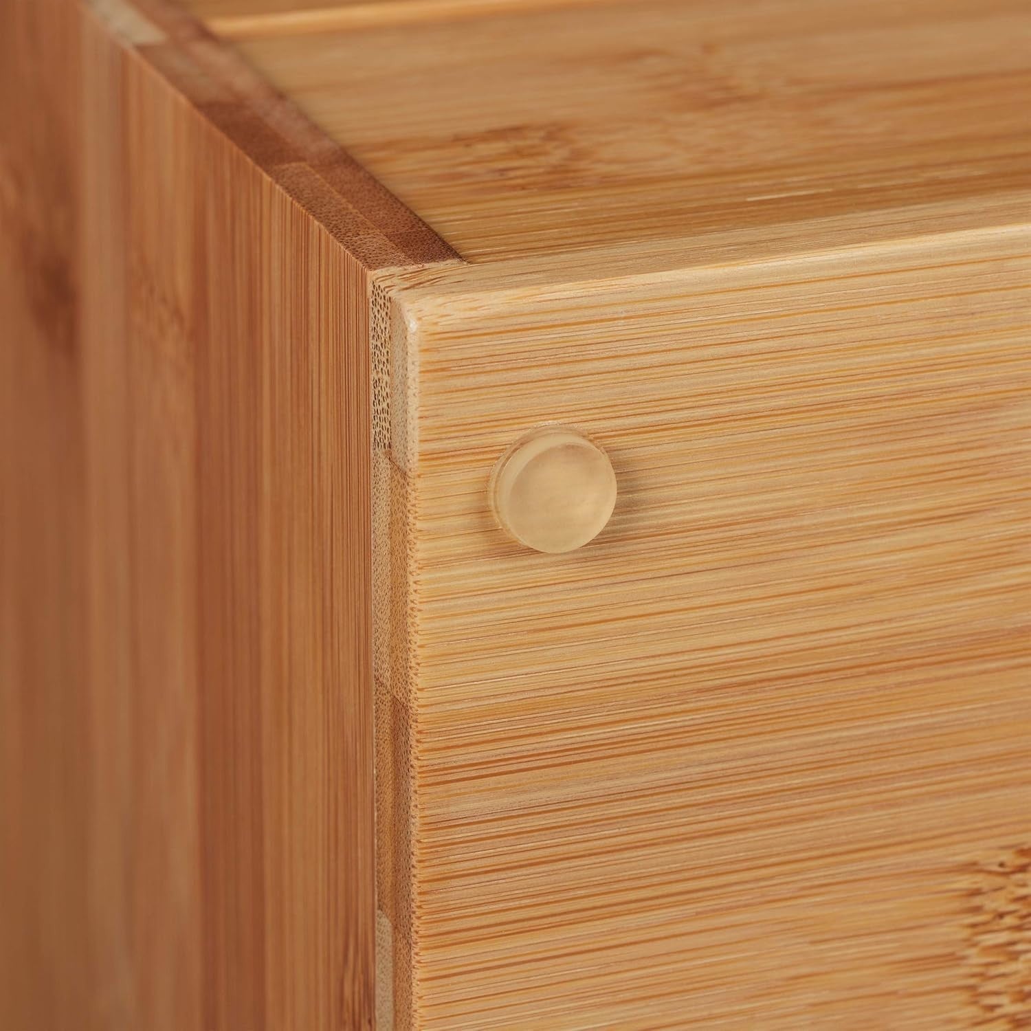 Bamboo Desk Organiser with 3 Drawers & Shelf – Office Storage Box