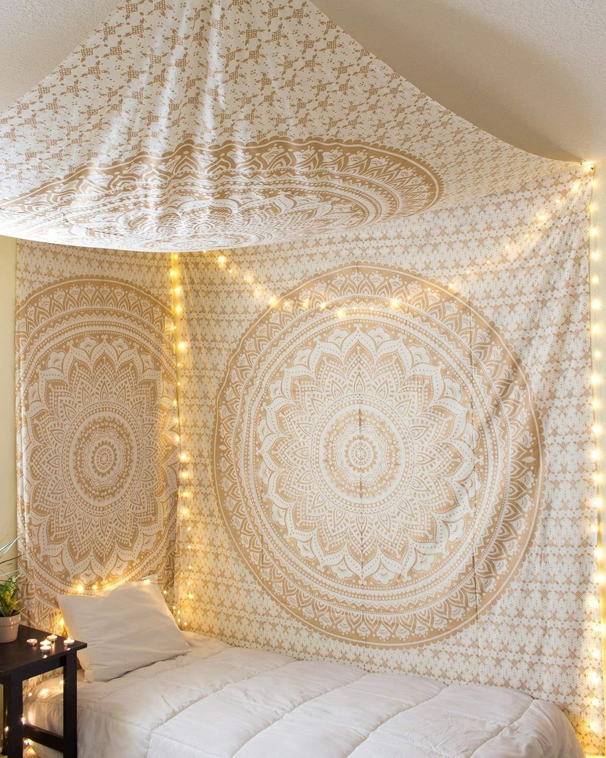 Boho Mandala Cotton Tapestry 220x230cm Wall Hanging Decor