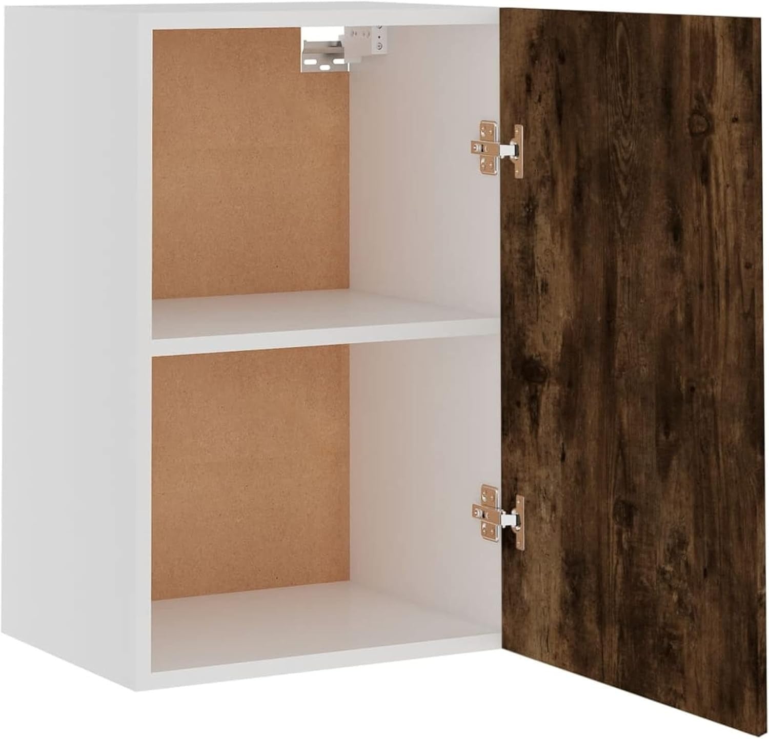 Kitchen Wall Cabinet Hanging Storage Cupboard with Doors & Shelves 39x31x60cm