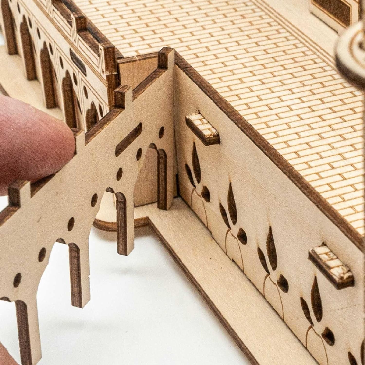 3D Wooden Puzzle Taj Mahal Model, DIY Architecture Kit, Gift Idea