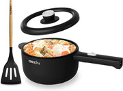 2L Electric Cooker Non-Stick Ramen Pot for Dorms Travel Fast Heating