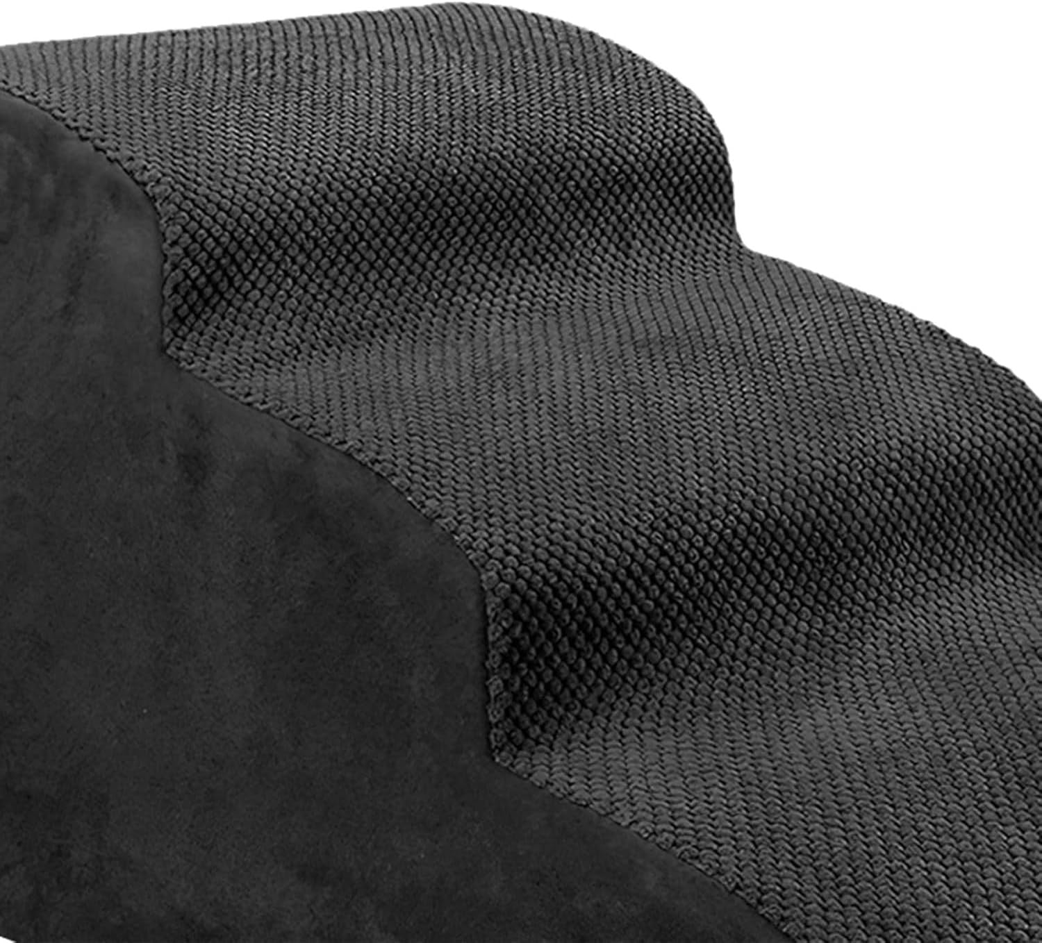 3-Step Dog Stairs Bed Sofa Non-Slip Foam Pet Ladder Black