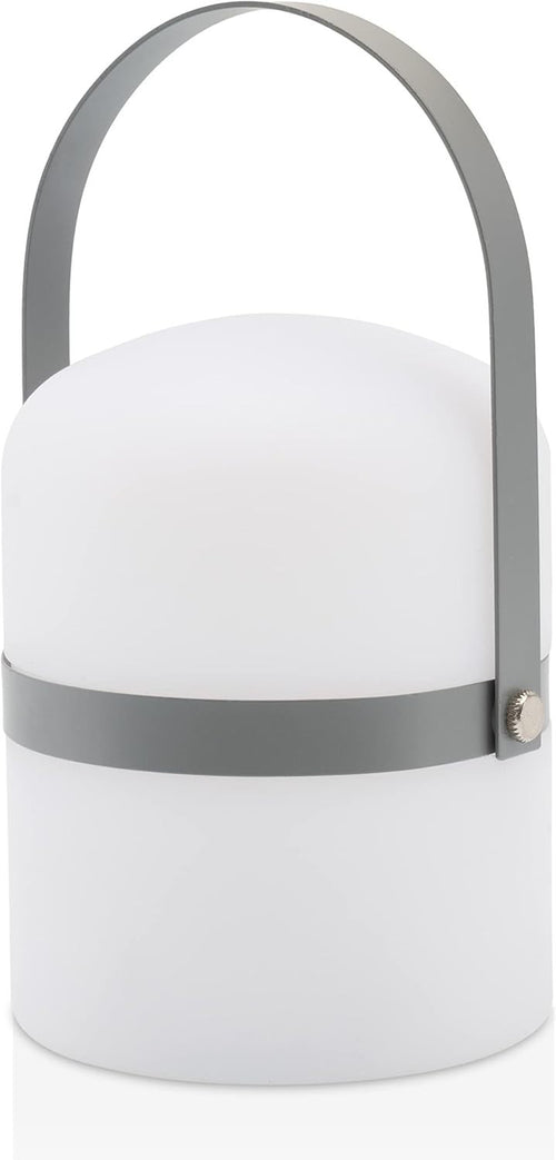 LED Lantern, Portable & Rechargeable, 26.5CM, Grey,