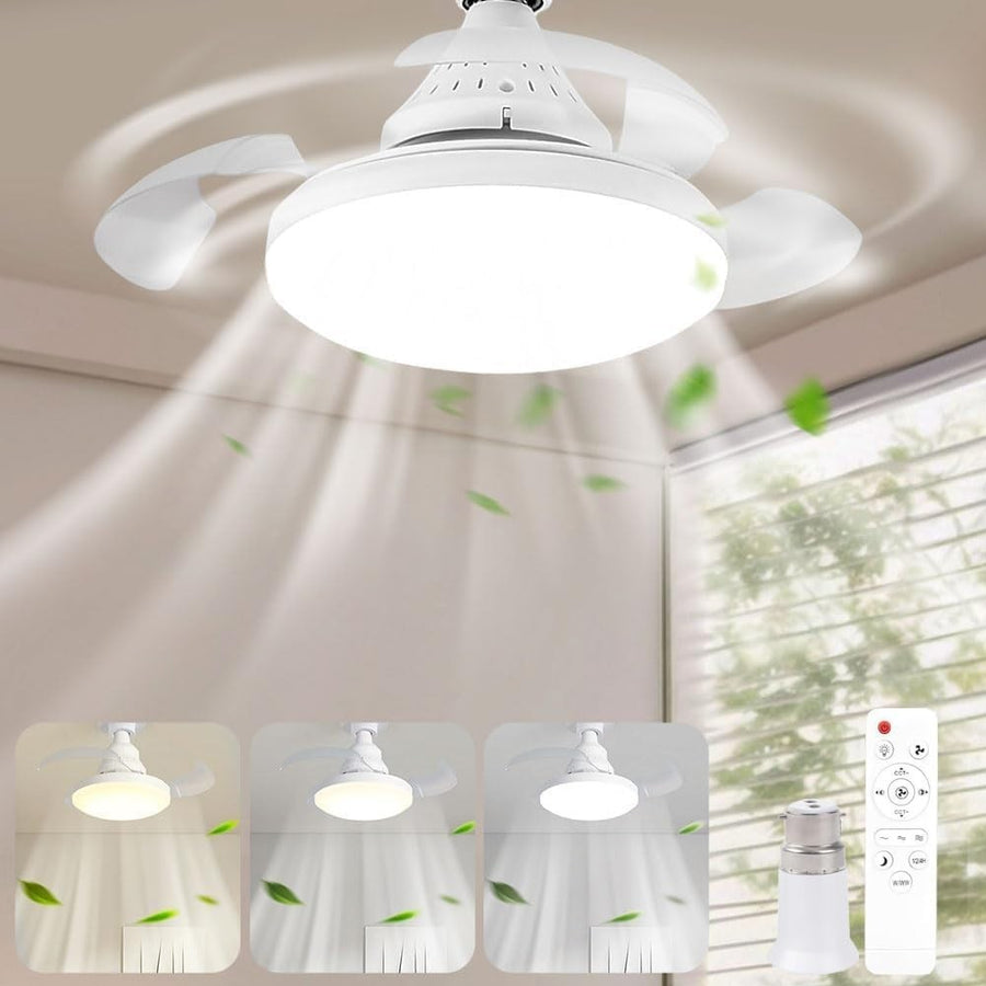 HZSANUE 40W Ceiling Fan with Lights, Remote, 3-Speed, Dimmable LED