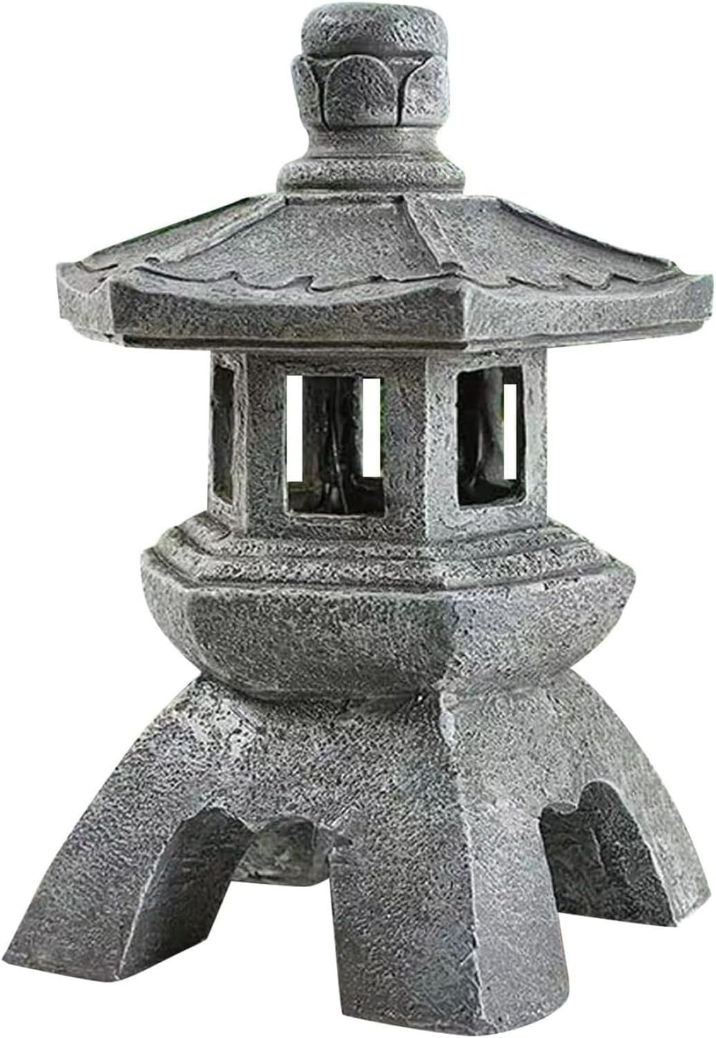 Solar Pagoda Lantern Statue – Japanese Zen Garden Ornament (Style 2)