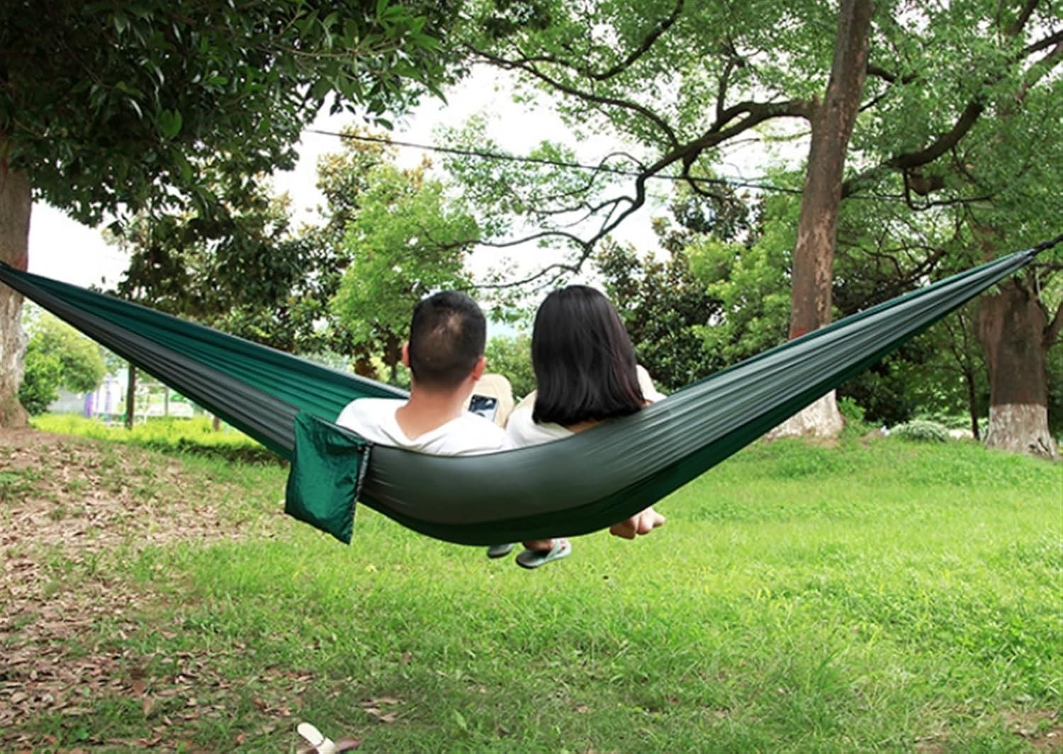 Double Camping Hammock Ultra-Light Portable 440lb Load Outdoor Relaxation