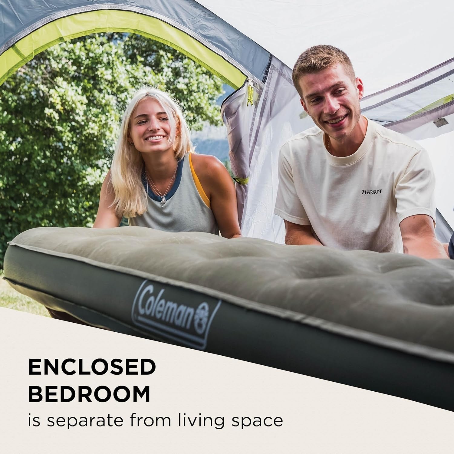 4 Person Dome Camping Tent 4500mm Waterproof Darkened