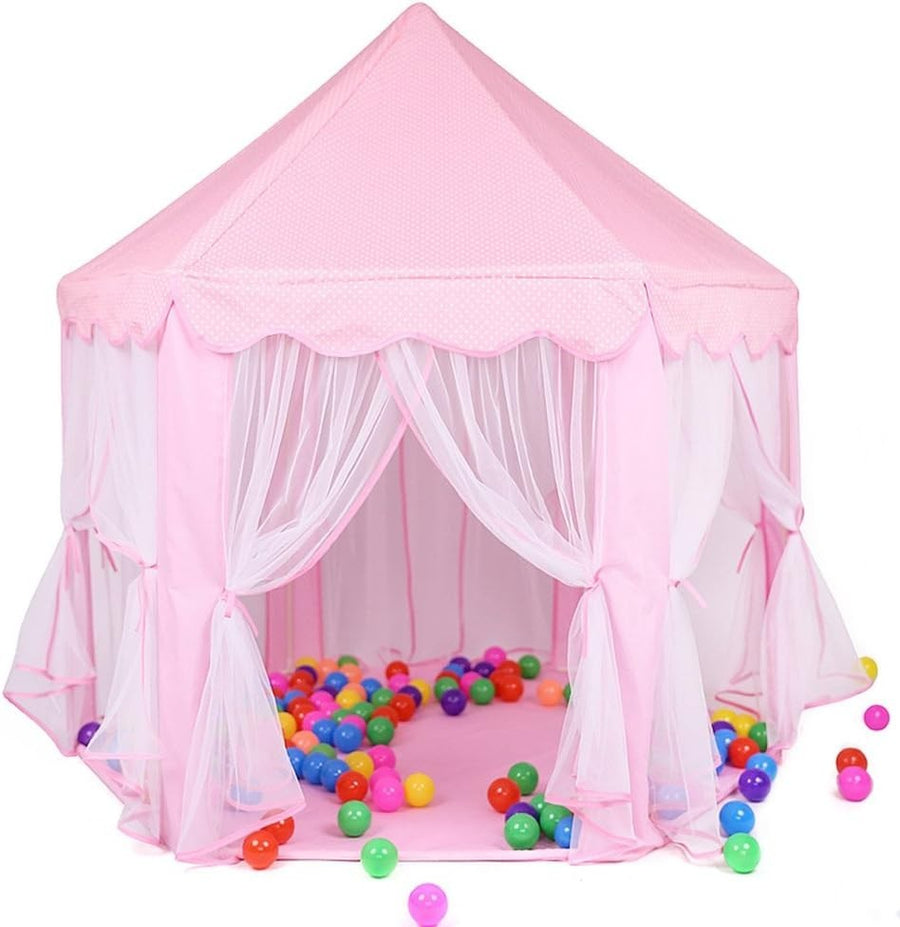 Large Princess Castle Play Tent Indoor Outdoor Fairy Playhouse Kids