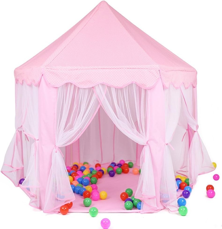 Large Princess Castle Play Tent Indoor Outdoor Fairy Playhouse Kids