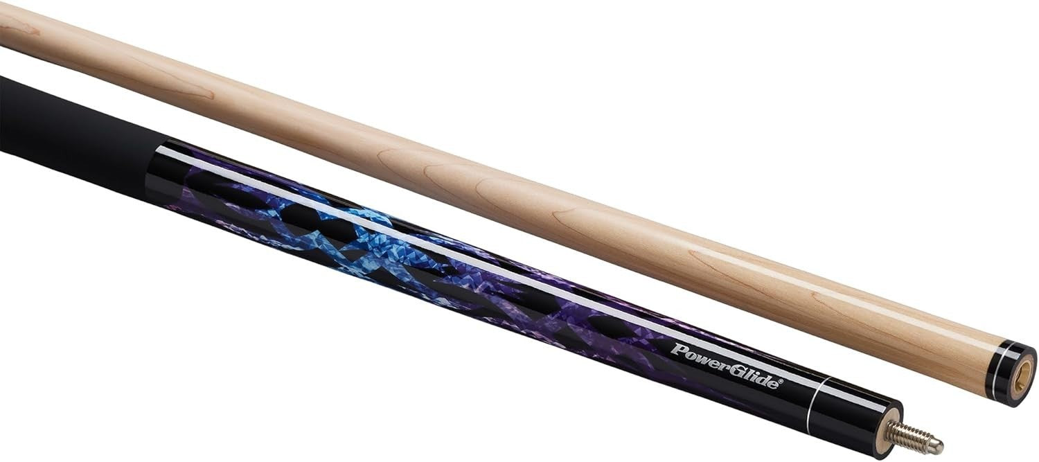 57" Maple Pool Cue 13mm Tip Ramin Butt 2-Piece Plastic Joint