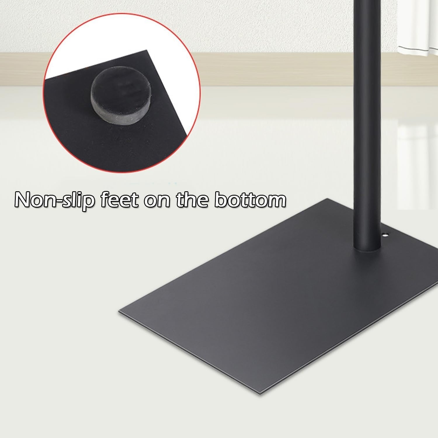 360° Swivel TV Floor Stand Adjustable Height for 14-43” LCD OLED TVs, 20kg