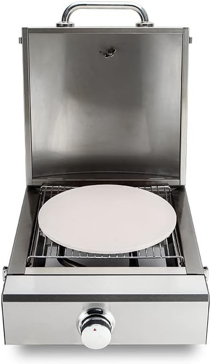 Outdoor Gas Pizza Oven 13" | Stainless Steel Propane BBQ Pizza Maker Smoker for
