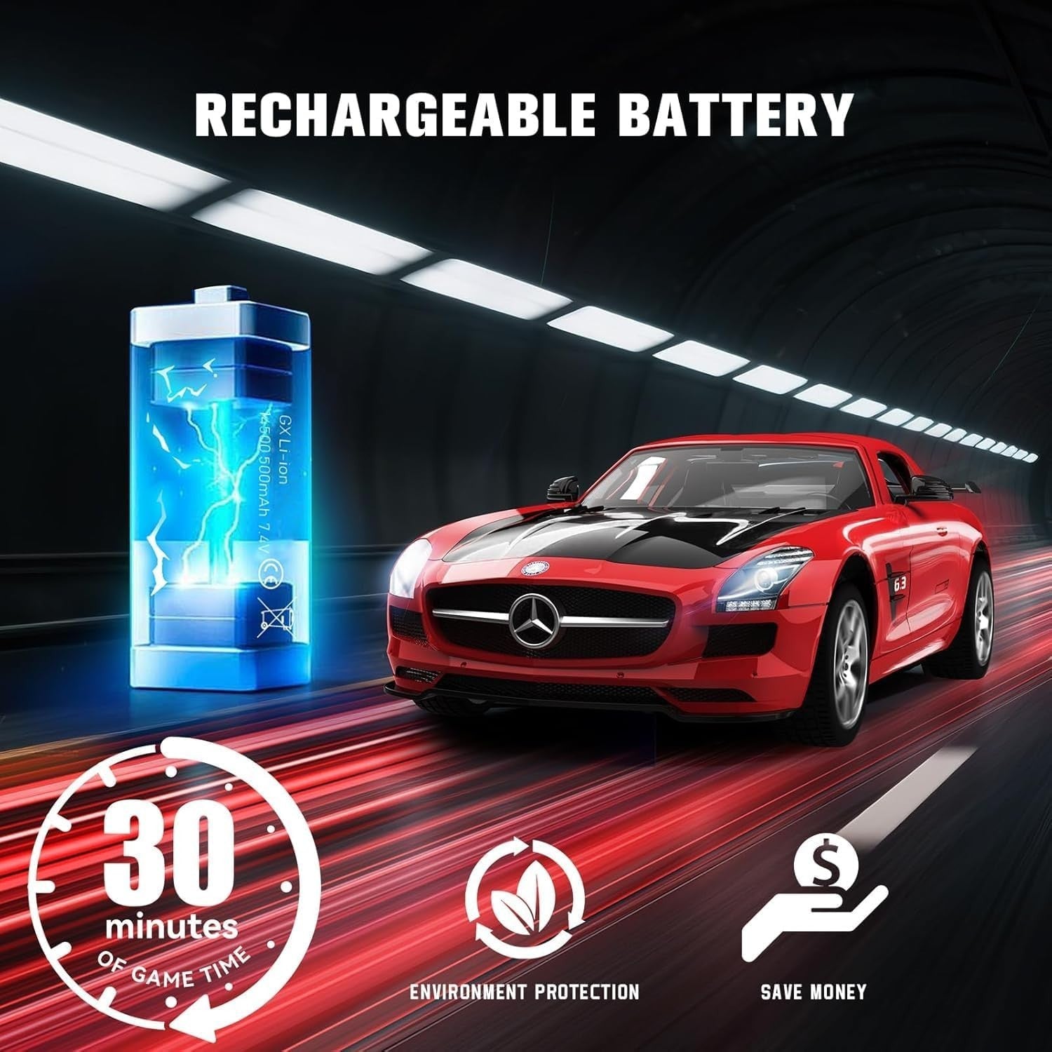 1:14 AMG GT RC Car | Official Licensed 2.4Ghz Fast Remote Toy Gift