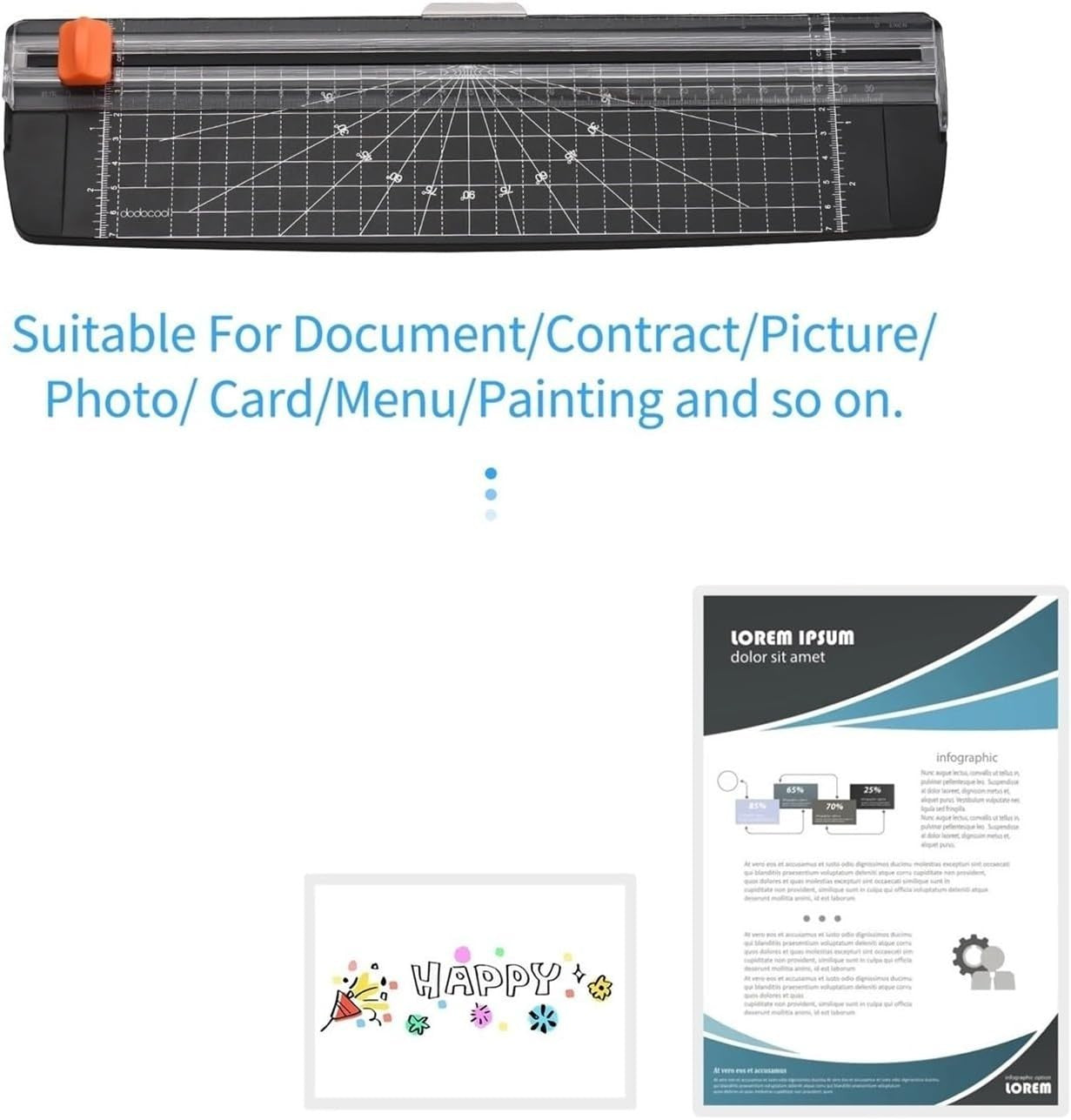 A3 Laminator Hot Cold Anti-Jam Fast Warm-Up 2 Roller System