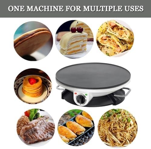 32cm Electric Crepe Maker 1200W | Non-Stick Pancake & Tortilla Machine