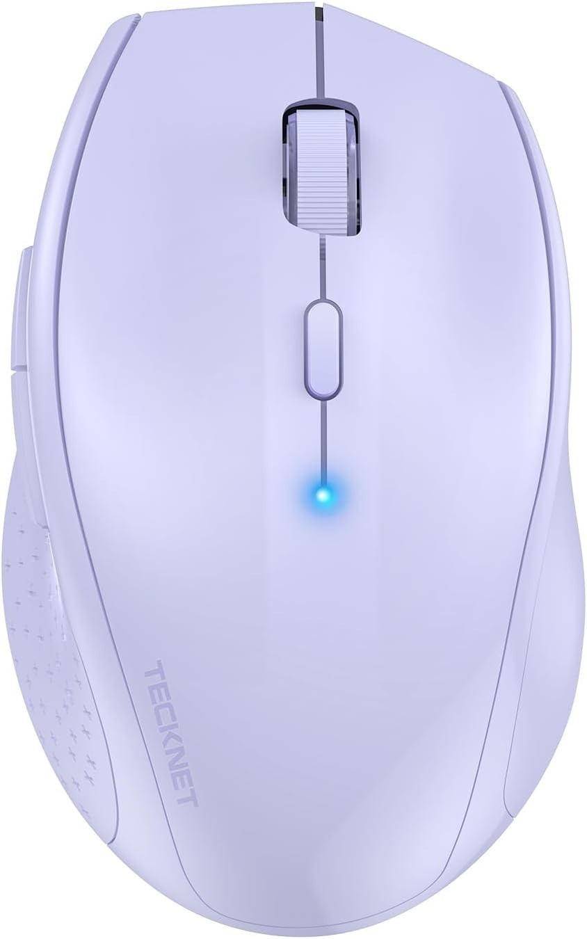 Silent Bluetooth Mouse 4800 DPI Ergonomic Cordless Laptop PC Office Travel