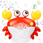 Baby Bath Bubble Toy Rechargeable Musical Crab 12 Song