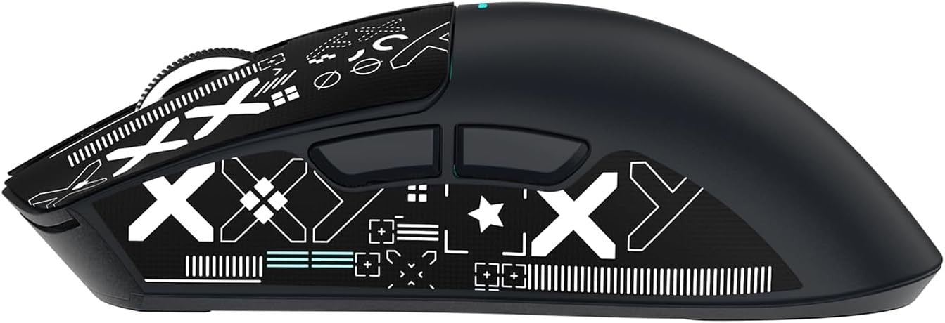 Wireless Gaming Mouse 22000 DPI RGB Dock BT 2.4G USB Black Grip