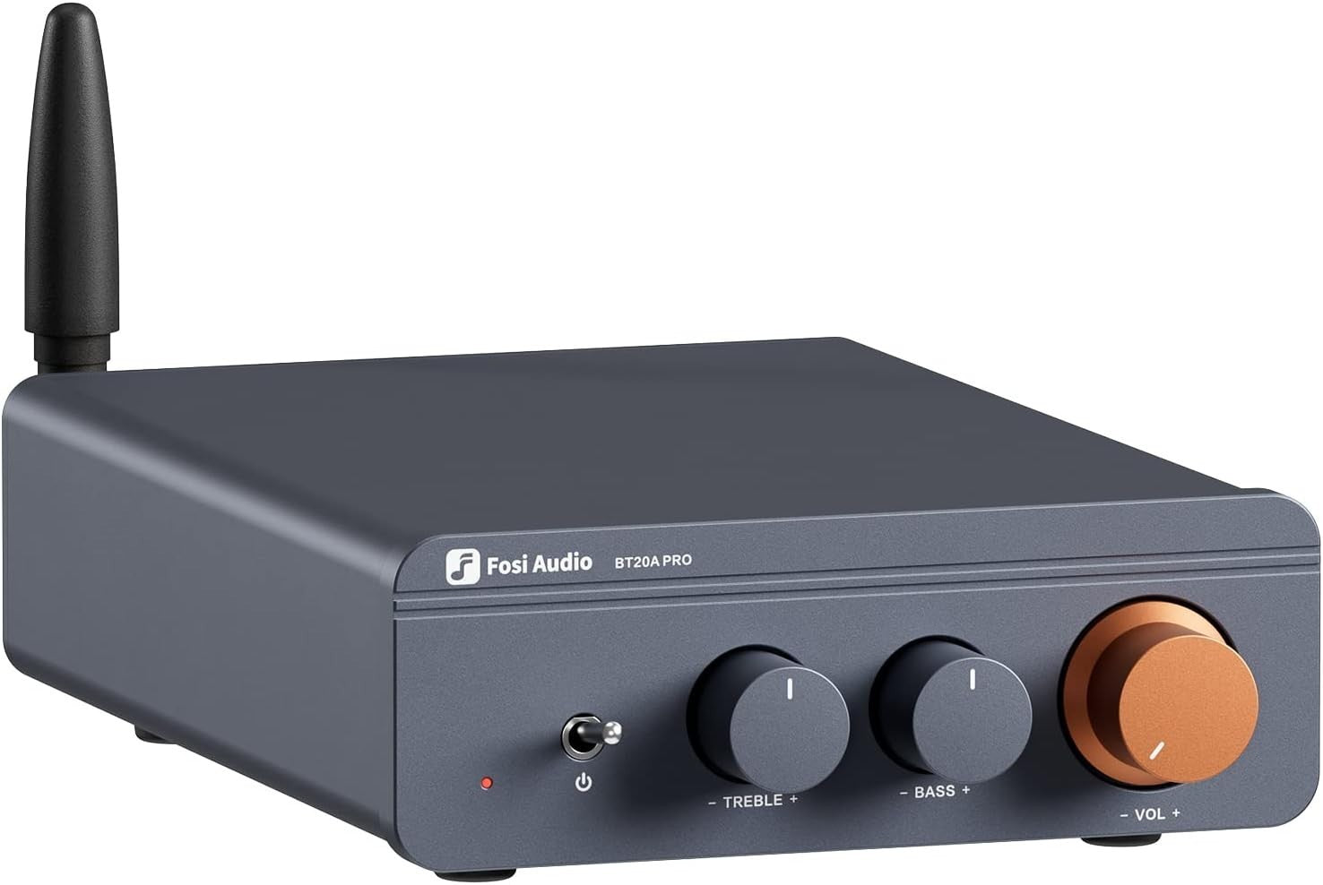 300W x2 Bluetooth HiFi Mini Amplifier with Bass Treble Control & TPA3255 Chip
