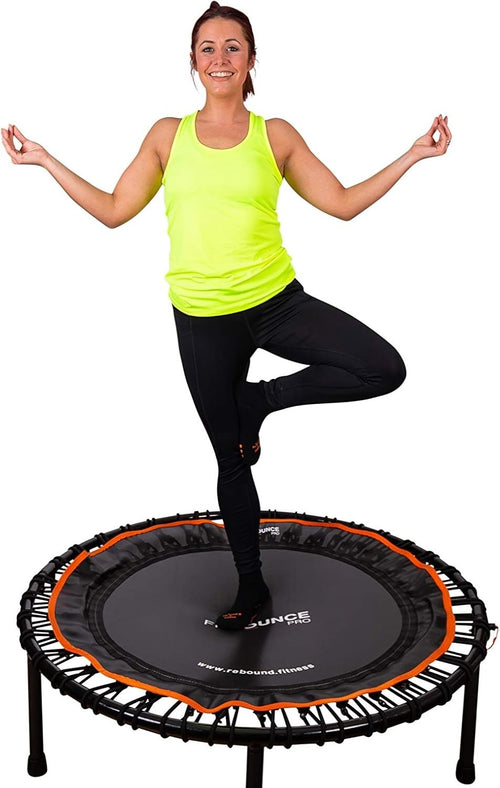 40in Bungee Rebounder Mini Trampoline Silent Folding 150kg Indoor