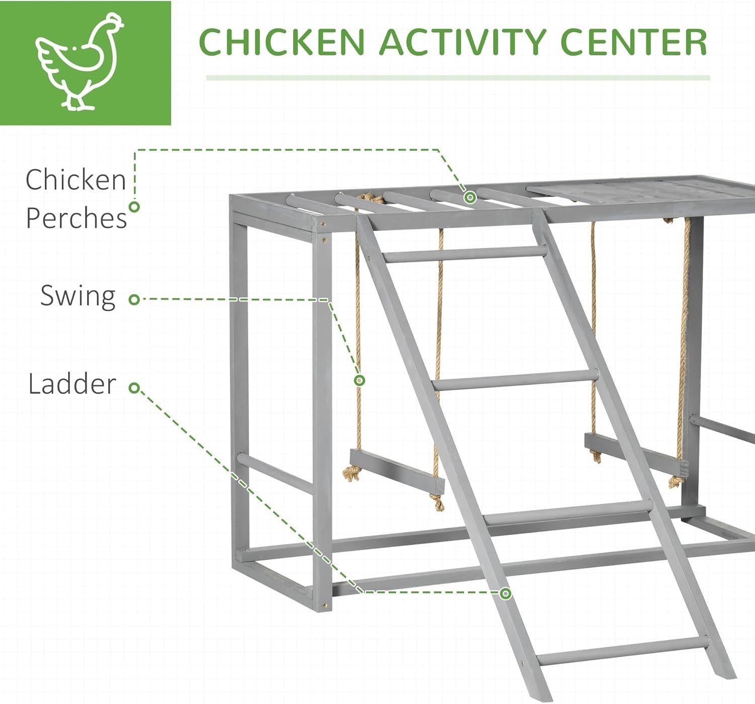 Walk In Chicken Run 3x4m Galvanised Coop with Cover & Shelf