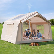 6 Person Inflatable Camping Tent Waterproof Oxford Air Beam Family