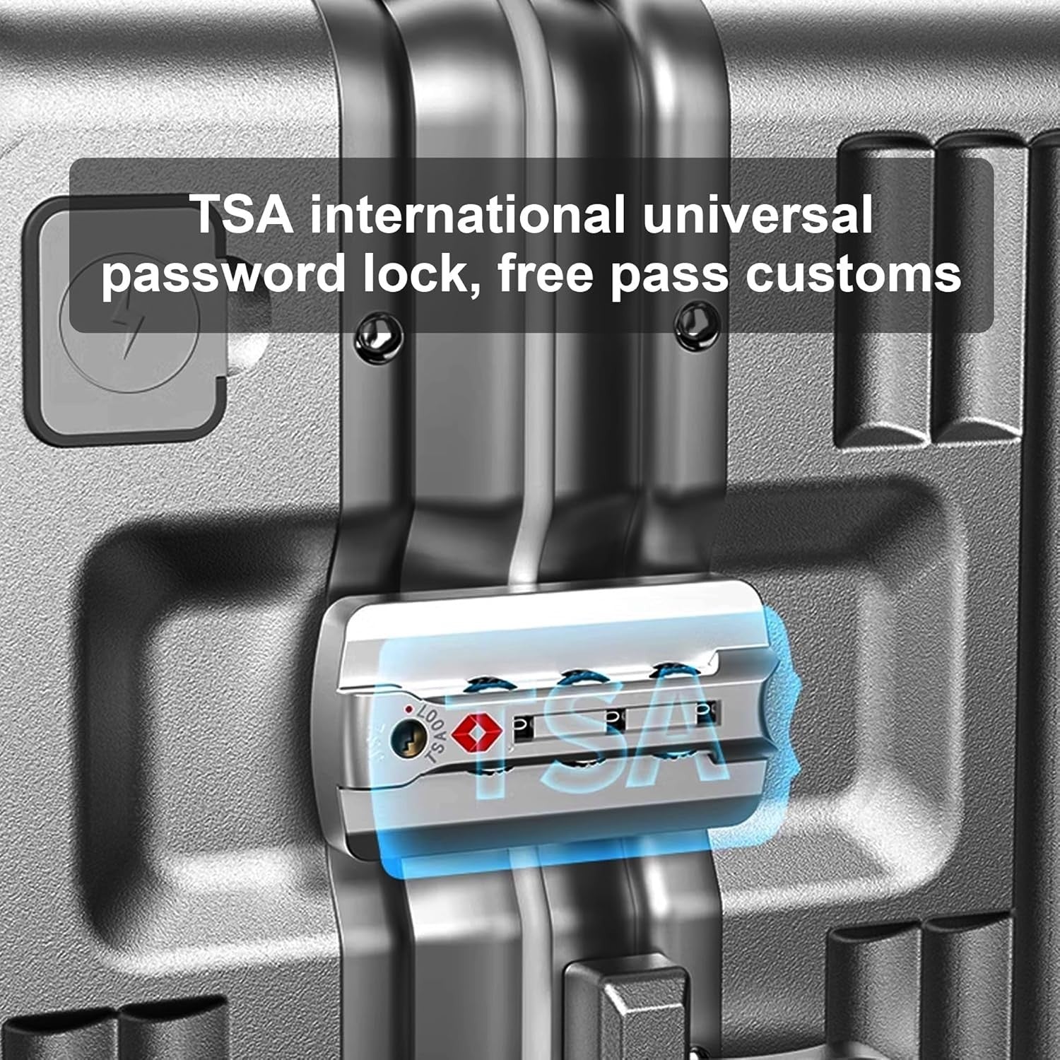 Carry On Luggage 20'' TSA Lock PC Hard Shell 360° Wheels Airline Approved