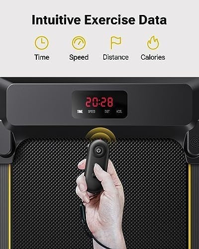 Compact Under Desk Treadmill Walking Pad 1-6km/h Home Office Quiet