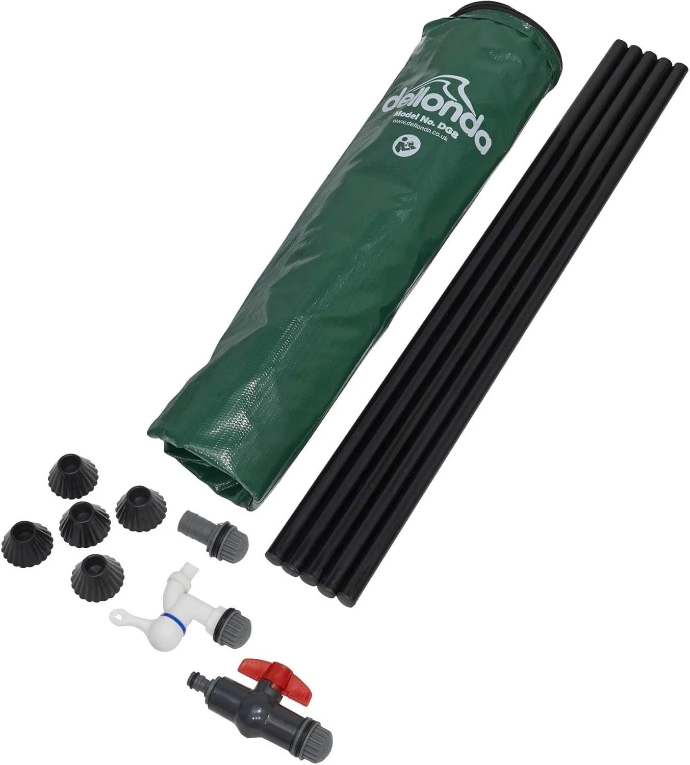 100L Collapsible PVC Garden Water Butt with Zipped Lid & Tap