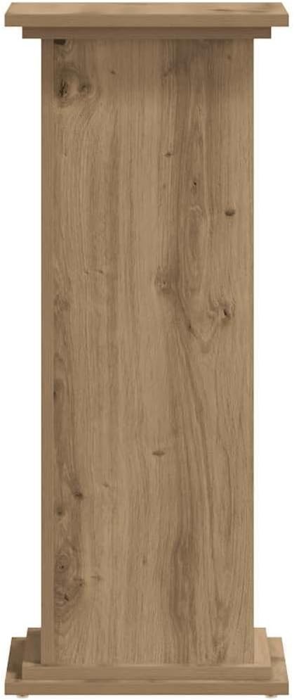 Tall Oak Wood Plant Stand 33x33x80cm Indoor Display Pedestal Table Home Décor