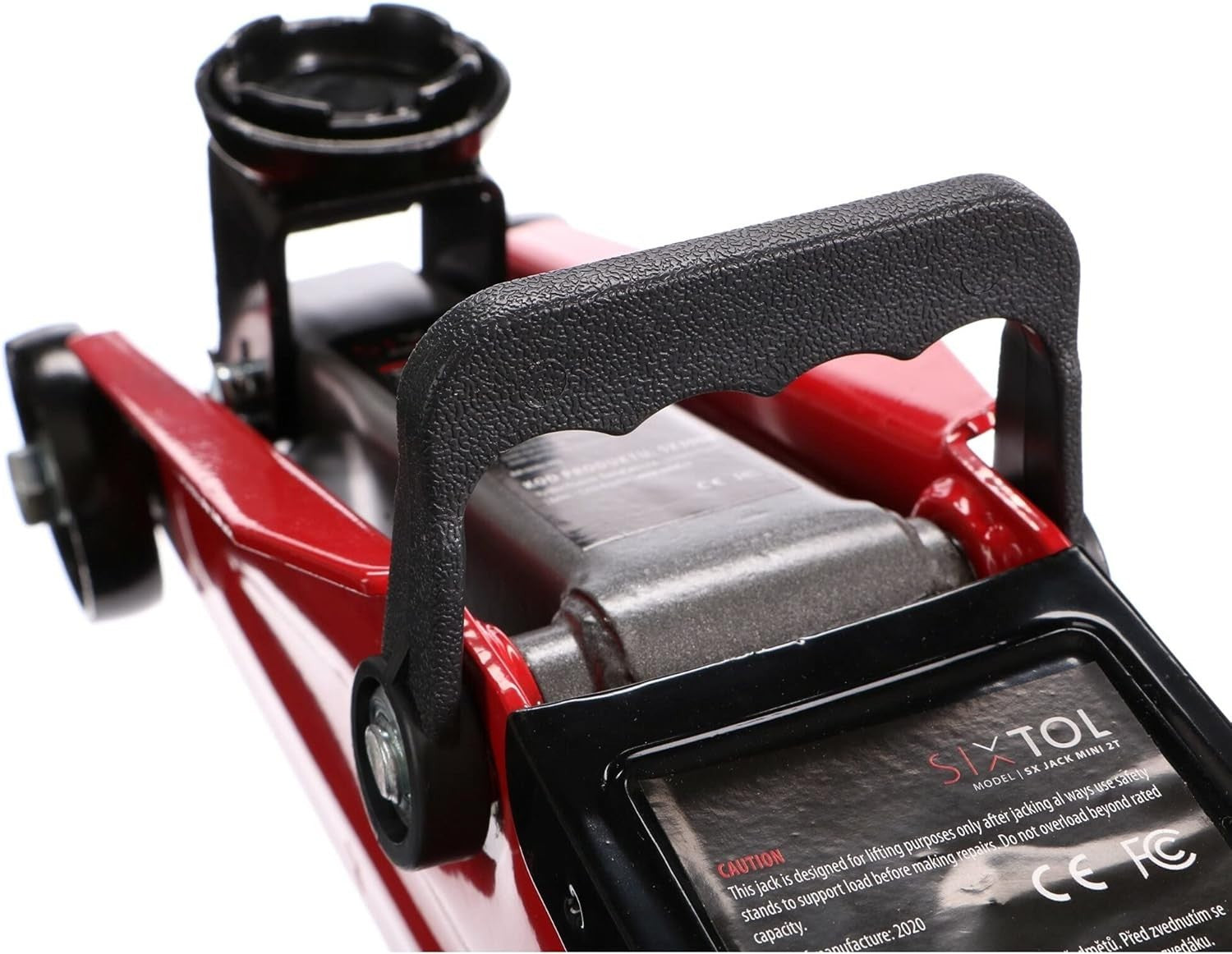 2 Ton Low Profile Hydraulic Trolley Jack 135–335mm Compact Mobile Car Lift Red