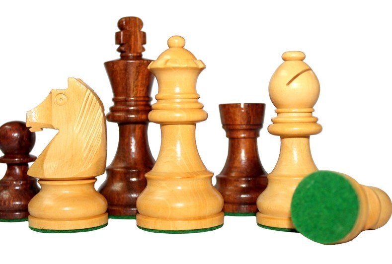 Luxury 15" Black Marble Chess Set – Inlaid Board + Mother of Pearl & Wood Pieces