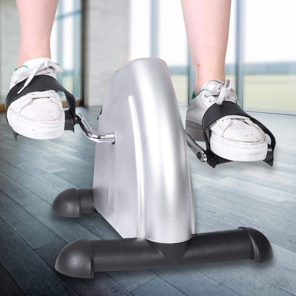 Compact Hand Foot Pedal Trainer Foldable LCD Seated Fitness