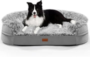 Orthopedic Dog Sofa Bed 9.5cm Thick Memory Foam Washable
