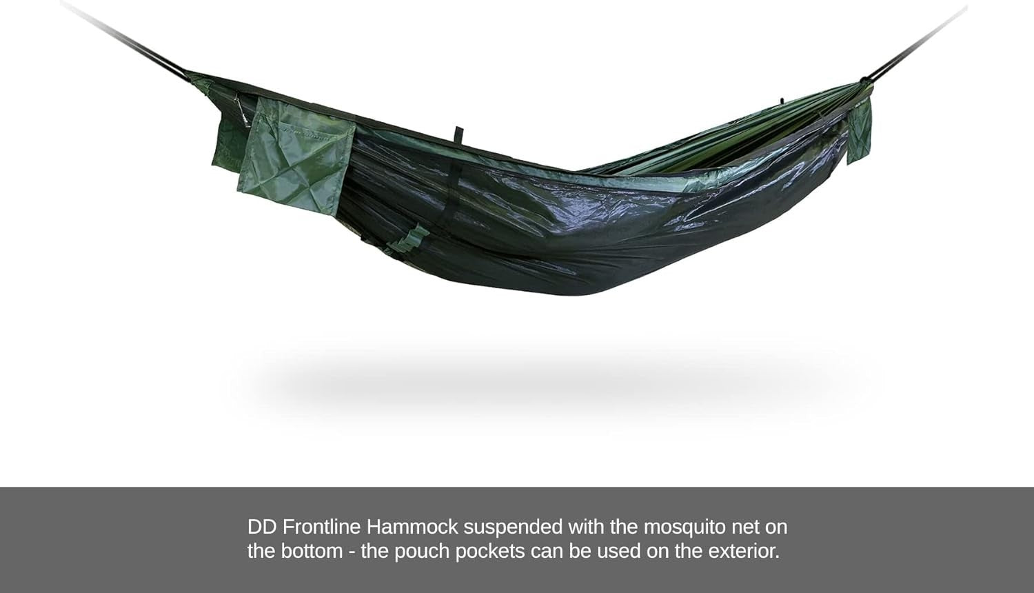 Lightweight Jungle Hammock with Mosquito Net 4-Season Camping Backpacking