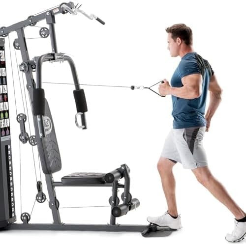 Multifunctional Home Gym Station Weight Stack Ab Crunch Strength Machine