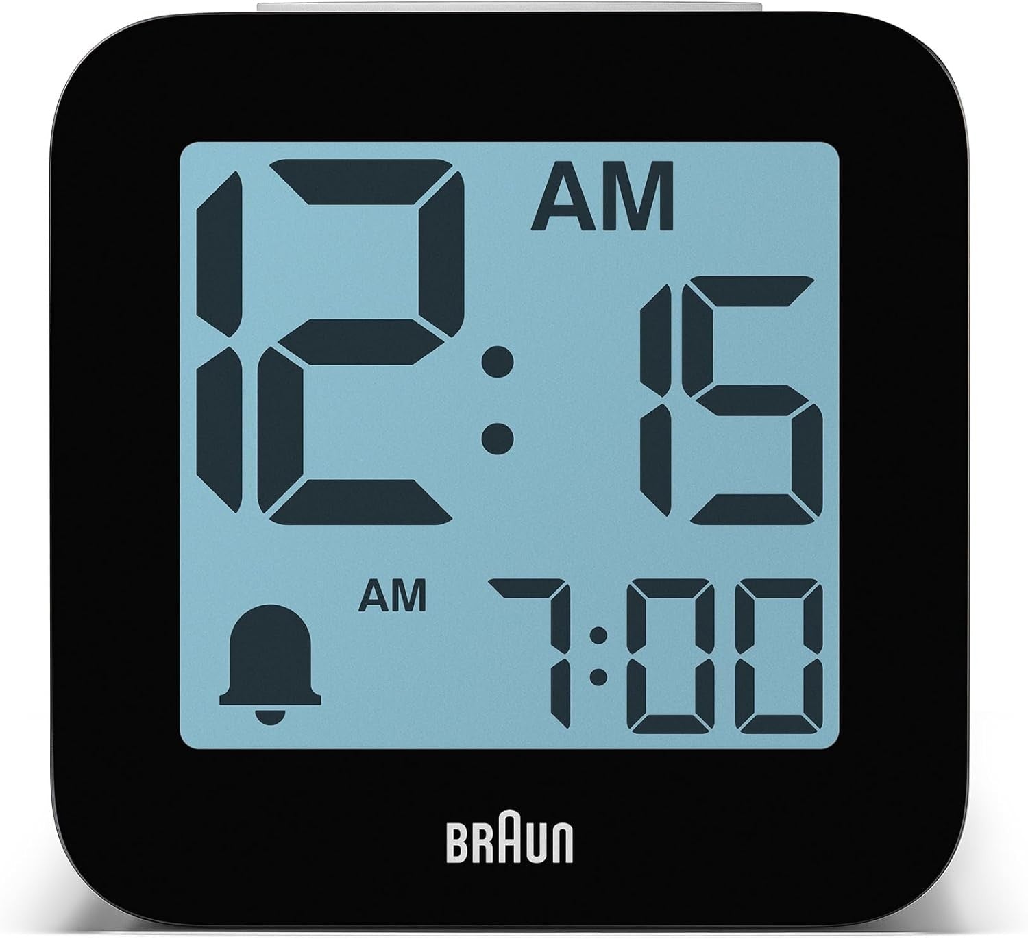 Digital Speaking Alarm Clock Large LCD Snooze Crescendo Beep Easy Read