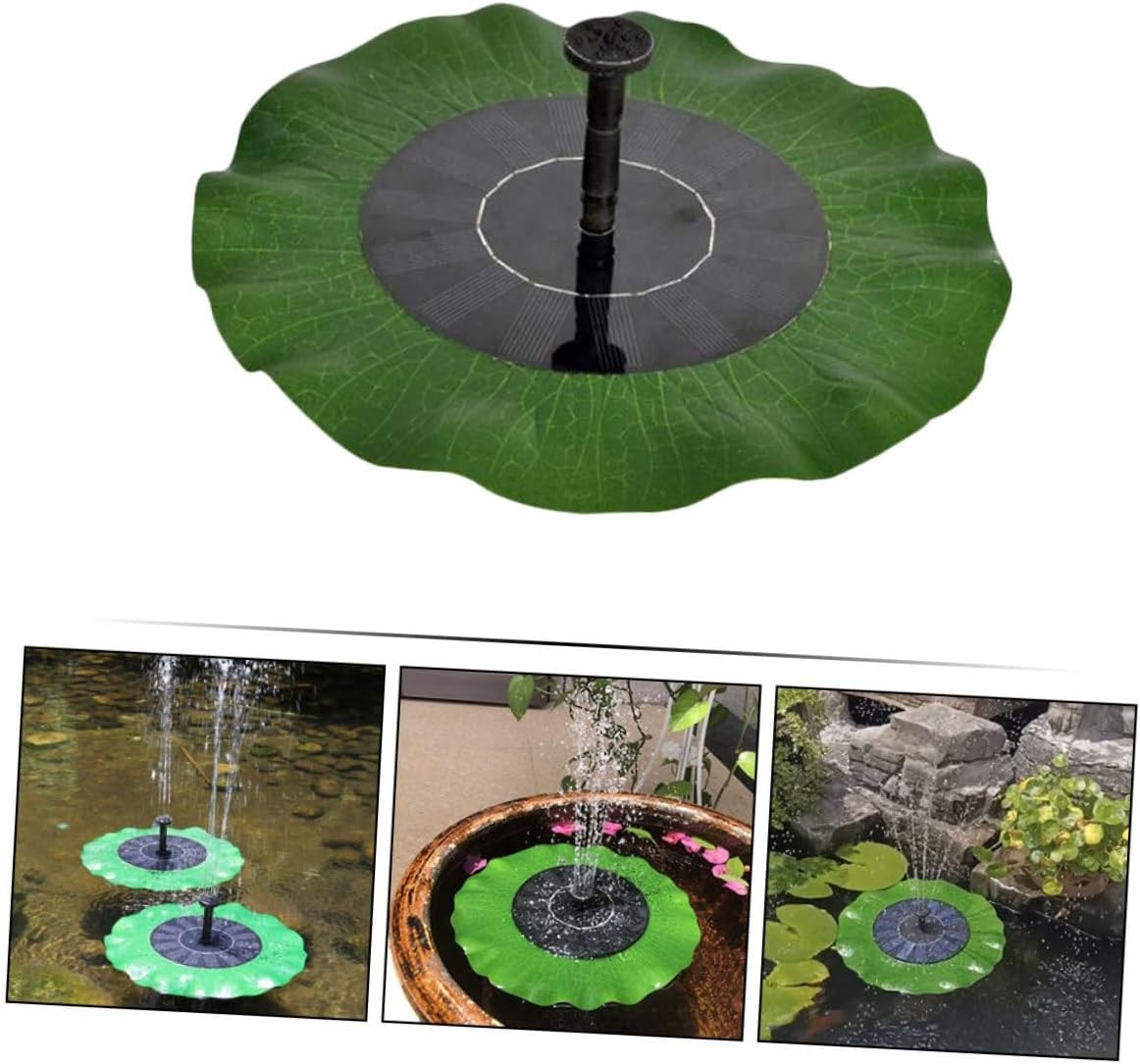 4x Solar Bird Bath Fountain Garden Water Feature Floating Energy-Saving Set