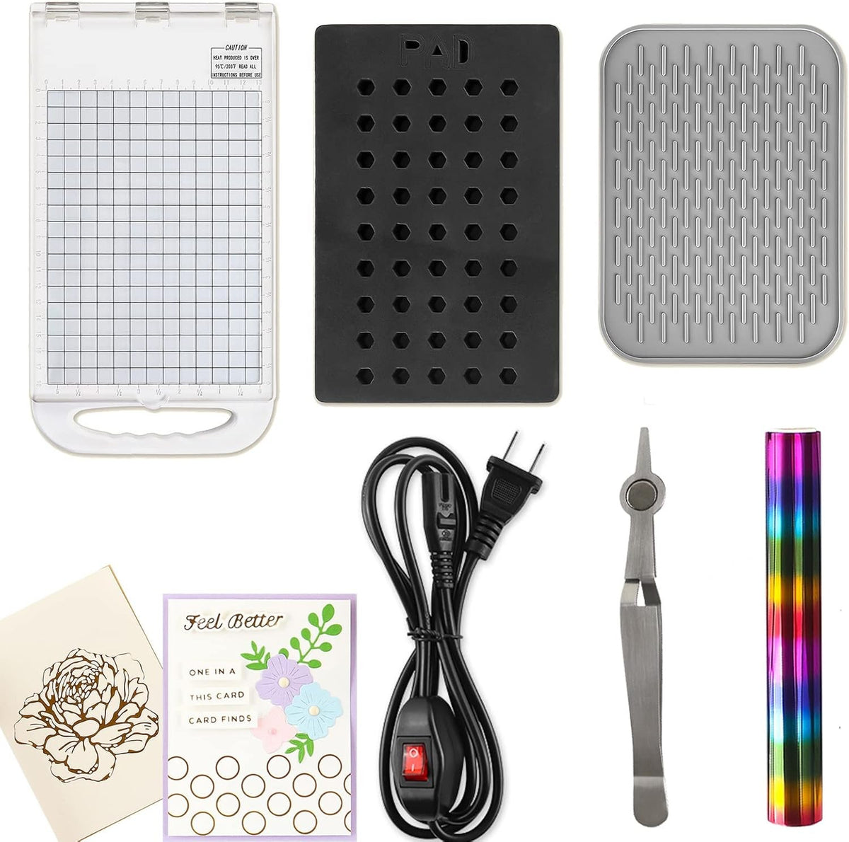 Hot Foil Stamping Machine Craft Kit Heat Press for Card Making Scrapbooking
