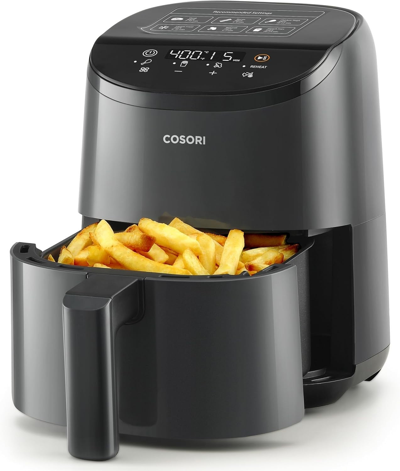 3.8L Smart Air Fryer 1500W App Control 7 Functions 75-230C Dishwasher Safe
