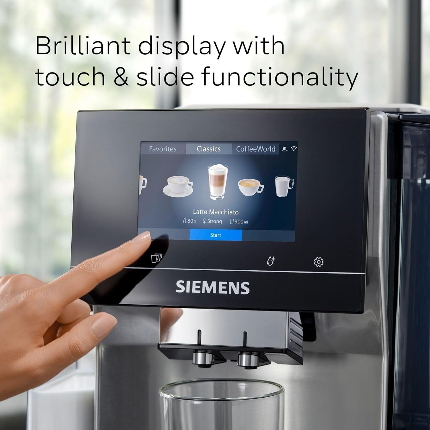 Premium Automatic Bean-to-Cup Coffee Machine | Touch Display | Cold & Slow Brew