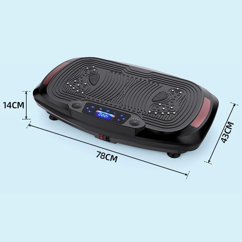 3 Zone Vibration Plate Indoor Fitness Machine Quiet Home Workout