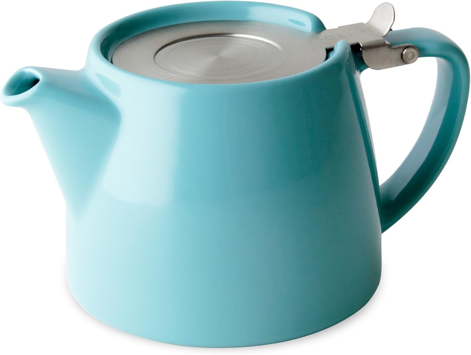 Porcelain Teapot with Infuser 530ml Turquoise Tea Pot Dishwasher Safe