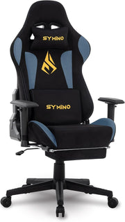 Ergonomic Gaming Chair with Footrest & Adjustable Support – PC Desk Seat