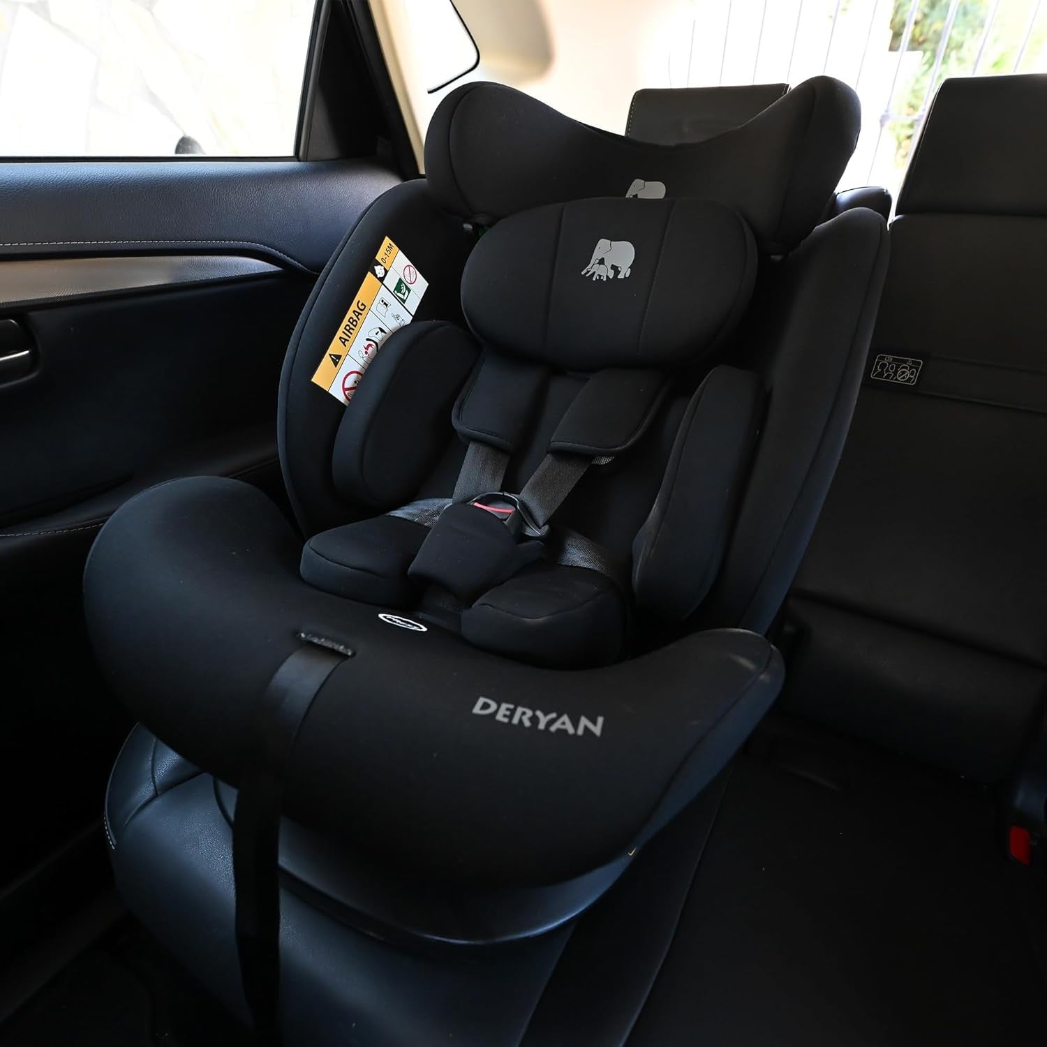 360° Rotating Child Car Seat 0–36kg Group 0 1 2 3 Newborn to 12 Years