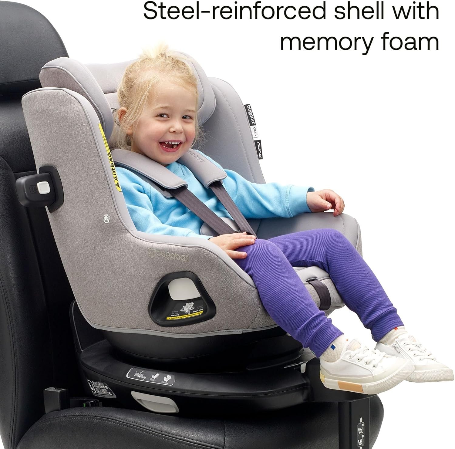 360° Swivel ISOFIX Car Seat Birth–4Y 0–18kg Rear & Forward Facing