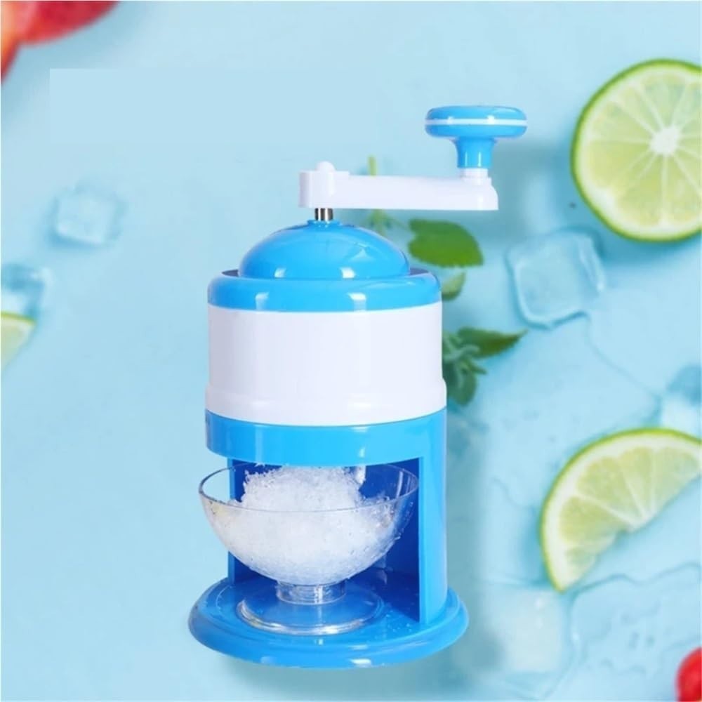 Manual Ice Crusher Slush Maker Hand Crank Shaved Ice Machine Home Use