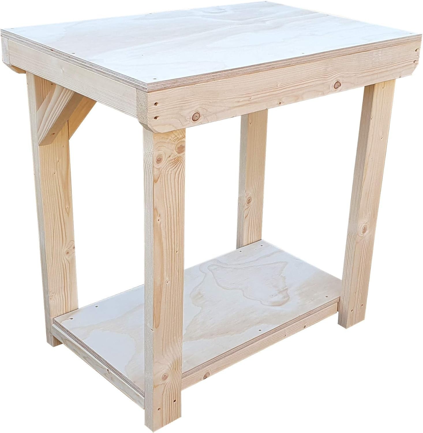 4ft Express Wooden Workbench – Heavy Duty Plywood Top DIY & Garage Table