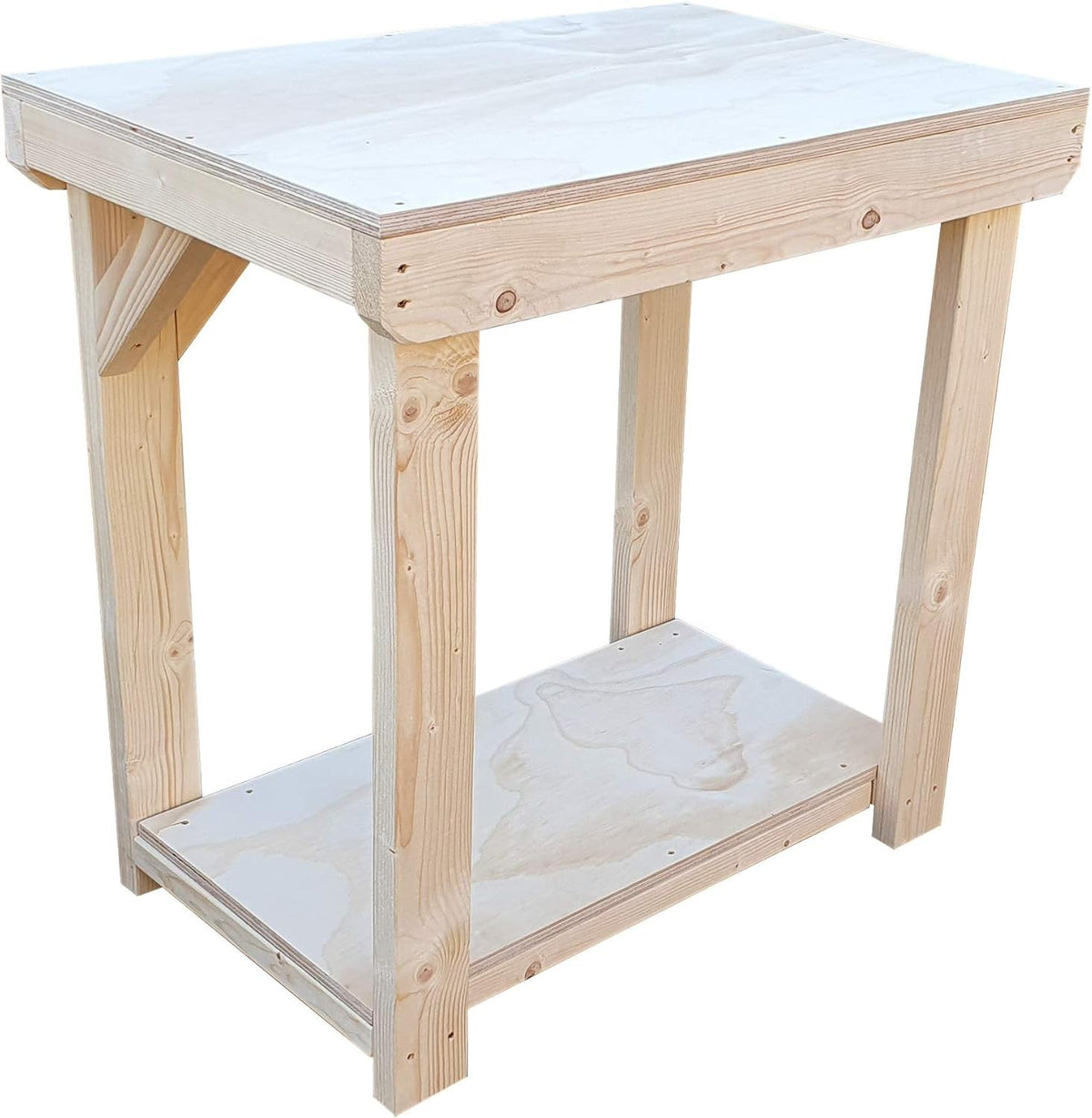 4ft Express Wooden Workbench – Heavy Duty Plywood Top DIY & Garage Table